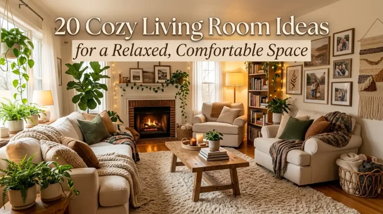 20 Cozy Living Room Ideas for a Relaxed, Comfortable Space