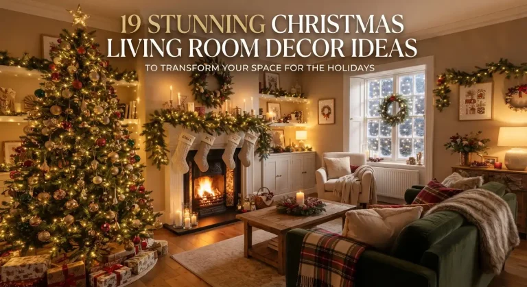 19 Stunning Christmas Living Room Decor Ideas to Transform Your Space for the Holidays