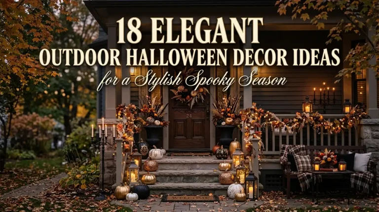 18 Elegant Outdoor Halloween Decor Ideas for a Stylish Spooky Season