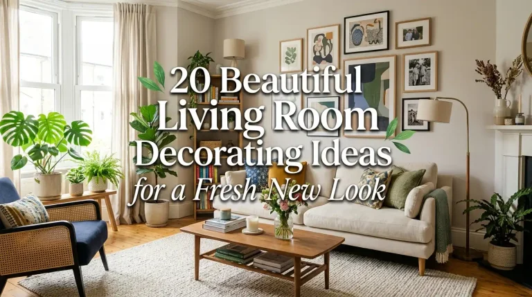 20 Beautiful Living Room Decorating Ideas for a Fresh New Look