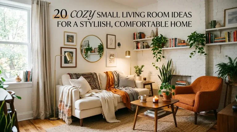 20 Cozy Small Living Room Ideas for a Stylish, Comfortable Home