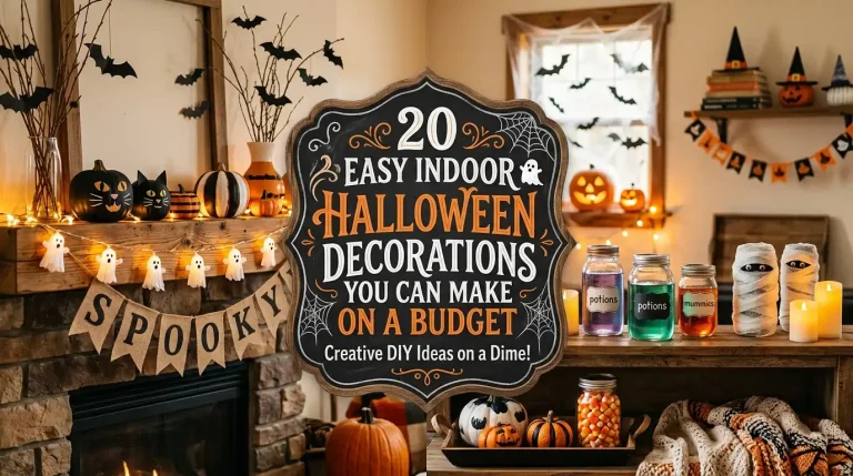 20 Easy Indoor Halloween Decorations You Can Make on a Budget