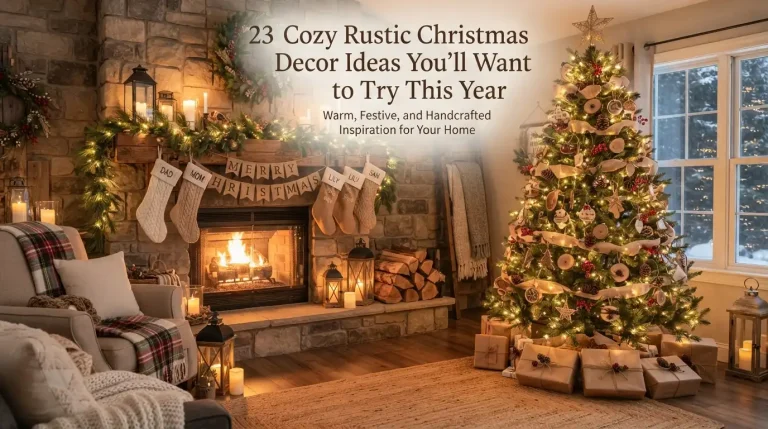 23 Cozy Rustic Christmas Decor Ideas You’ll Want to Try This Year