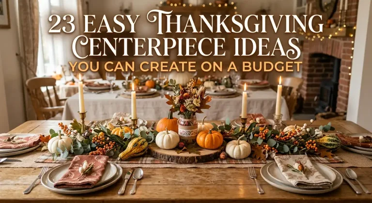 23 Easy Thanksgiving Centerpiece Ideas You Can Create on a Budget