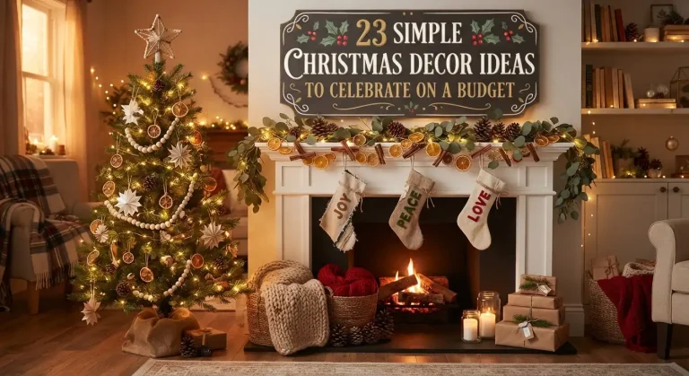 23 Simple Christmas Decor Ideas to Celebrate on a Budget
