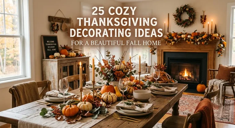 25 Cozy Thanksgiving Decorating Ideas for a Beautiful Fall Home