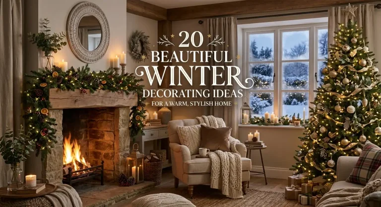 20 Beautiful Winter Decorating Ideas for a Warm, Stylish Home