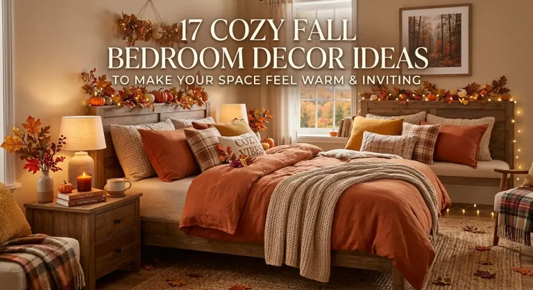 17 Cozy Fall Bedroom Decor Ideas to Make Your Space Feel Warm & Inviting